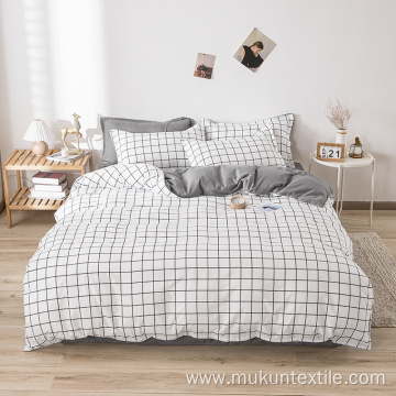 Geometric print Wrinkle Fade Stain Resistant bedding set